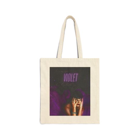 Discover swiftt Canvas Tote Bag, Vibrant Violet Tote for Shopping, Beach, Travel, Elizabeth Taylorr