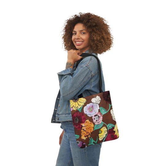 Discover Swifty Inspired Tote Bag: Floral Taylorr Fan Canvas Bag