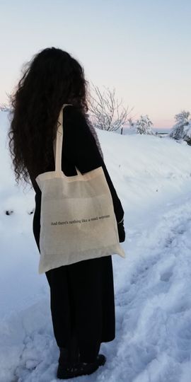Discover Tote bag inspired by Taylorr Swifts - mad woman lyrics