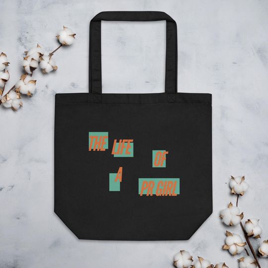 Discover The Life of a PR Girl Tote | Taylorr Swifts Inspired | Organic Canvas | PR, Adland & Media Bag | Creative Industry Gift | Work or Weekend