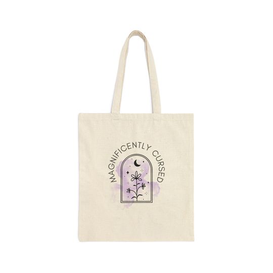 Discover Magnificently Cursed Cotton Canvas Tote Bag