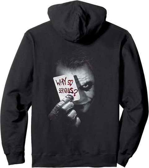 DC Dark Knight Photo Why So Serious Pullover Hoodie, Gift For Fans