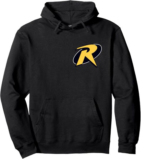 Discover DC Robin Logo Breast Pullover Hoodie