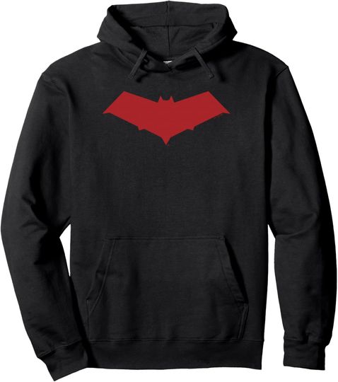 Discover DC Comics Batman Red Hood Bat Logo Front And Back Pullover Hoodie