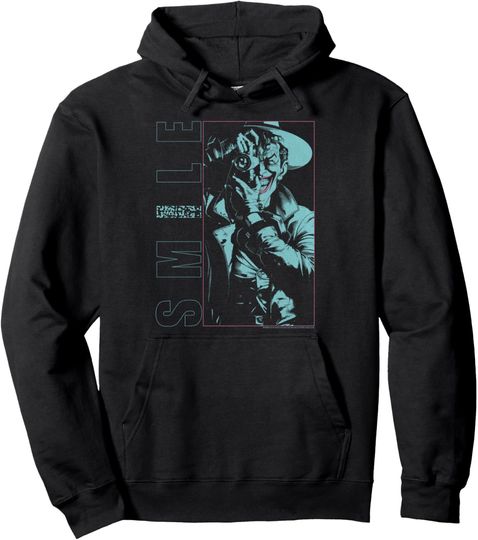 Discover DC Comics Batman Joker The Killing Joke Smile Pullover Hoodie