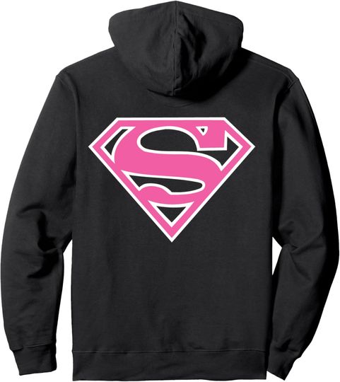 DC Supergirl Logo Classic Pullover Hoodie, Gift For Fans