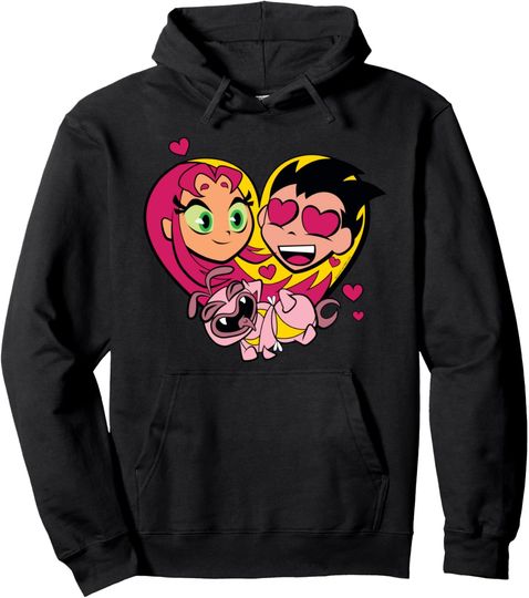 Discover Teen Titans Go! Starfire and Robin Pullover Hoodie