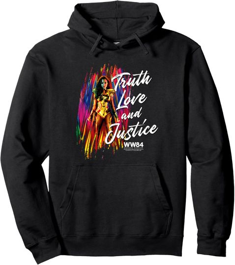 Wonder Woman 84 Truth, Love and Justice Pullover Hoodie, Gift For Fans