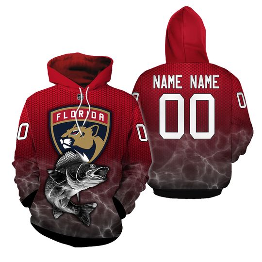 Florida Panthers Specialized Fishing Style Unisex Hoodie Hockey Team Pullover