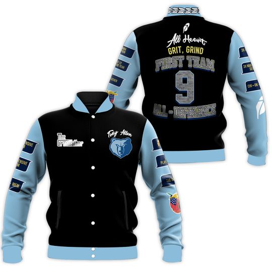 Grind Father Tony Allen Memphis Grizzlies Special Baseball Jacket