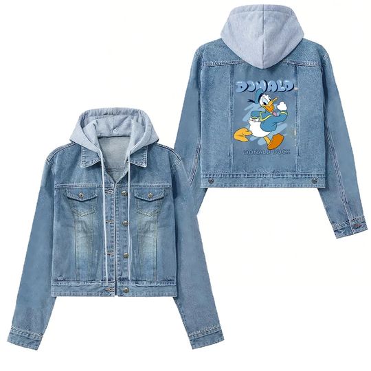 Disney Donald cute cartoon trendy and comfortable denim jacket