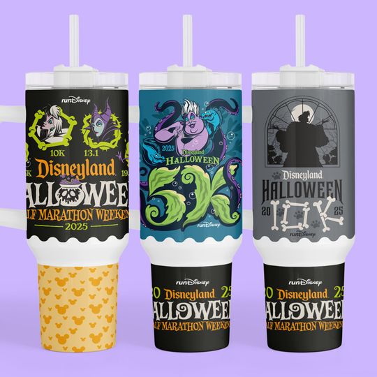 Discover RunDisney Marathon Personalized 40 oz Tumbler - Custom for Disney Vacation Race