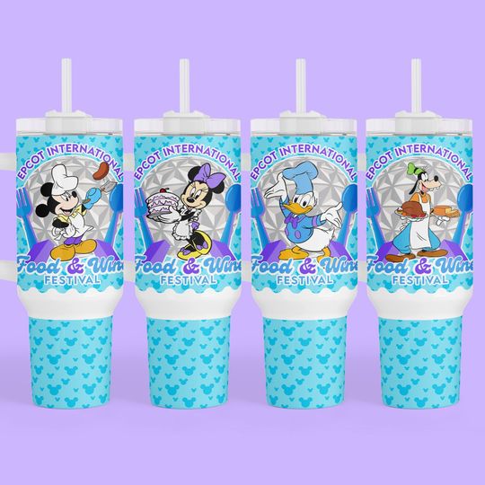 Discover Personalized Disney Epcot Food and Wine 40 oz Tumbler - Gift for  Drinking Around World