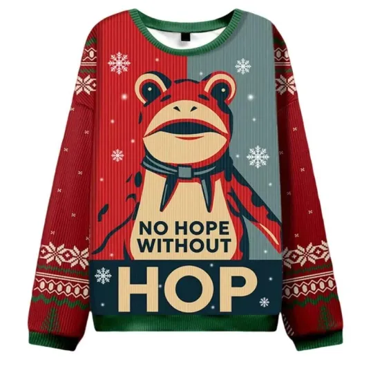 Discover Hop Frog Resist Ugly Christmas Sweater , Ugly Christmas 2025