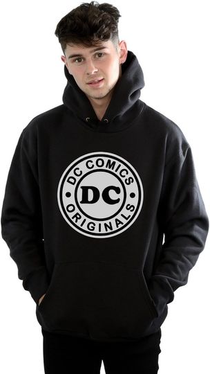 Discover DC Comics Men's DC Originals Logo Hoodie XXX-Large Black