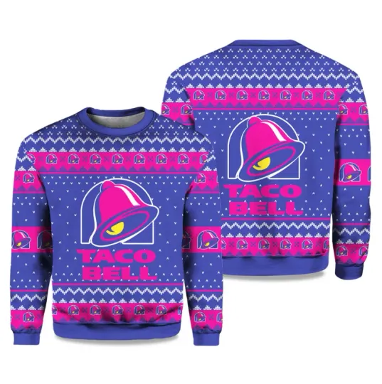 2025 Taco Bell Ugly Christmas Sweater