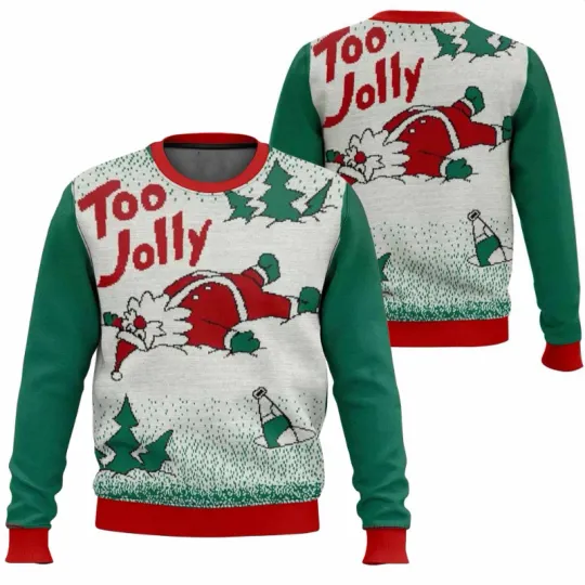 Discover Santa To Jolly Ugly Christmas Sweater Xmas Gift 2025