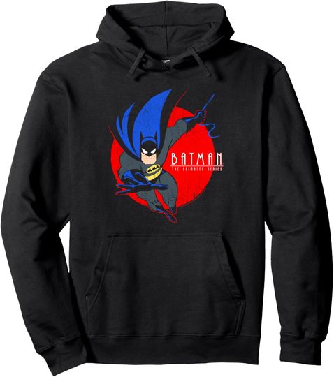 Batman: The Animated Series Swinging In Pullover Hoodie Pullover Hoodie, Gift For Fans