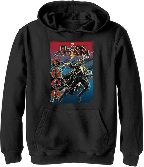 Discover DC Comics Kids' Hooded Long Sleeve Sweatshirt with Regular Fit, Gift For Fans