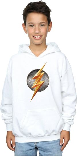 Discover DC Comics Boys Justice League Movie Flash Emblem Hoodie, Gift For Fans