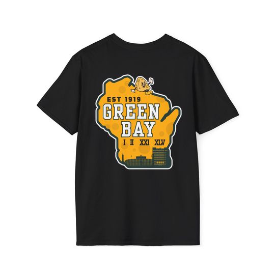 Discover Green Bay Football T-Shirt, Sports Fans Tee, Gifts for Him, Gifts for Her, Christmas Present