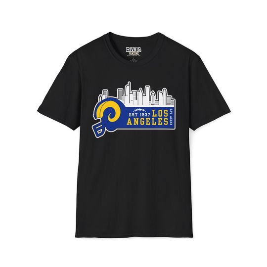Discover Los Angeles Football T-Shirt, Sports Fans Tee, Gifts for Him, Gifts for Her, Christmas Present