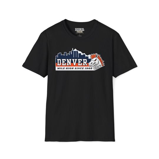 Discover Denver Football T-Shirt, Sports Fans Tee, Gifts for Him, Gifts for Her, Christmas Present