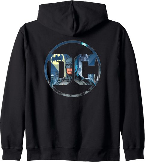 Discover Batman DC Comics Logo Zip Hoodie