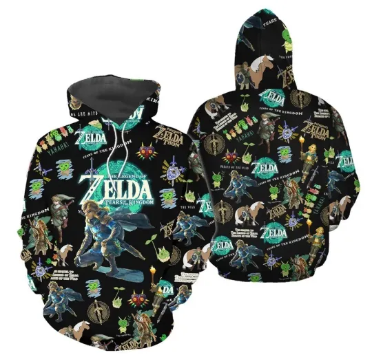 Hollow Hoodie 3D or Legging for Fan /Zelda-For Women