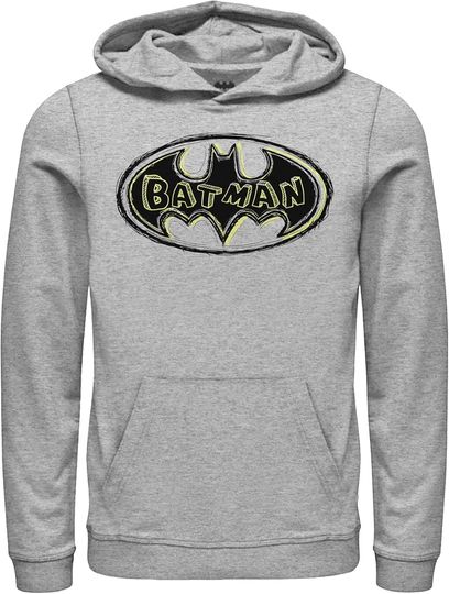 Discover DC Comics Boys Batman Logo Pullover Hoodie