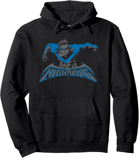 Batman Nightwing Wing of the Night Pullover Hoodie Pullover Hoodie, Gift For Fans