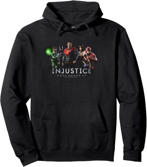 Discover Injustice: Gods Among Us Injustice League Pullover Hoodie Pullover Hoodie