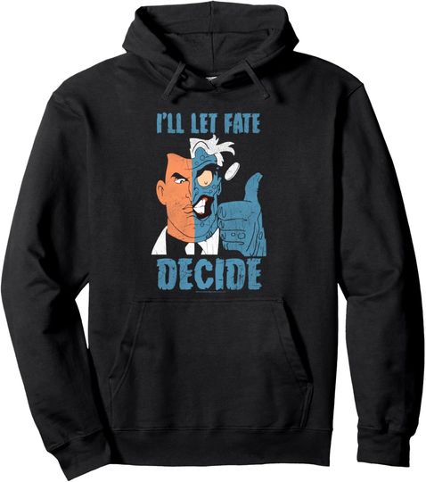Batman: Animated Series Two-Face Fate Decide Pullover Hoodie Pullover Hoodie, Gift For Fans