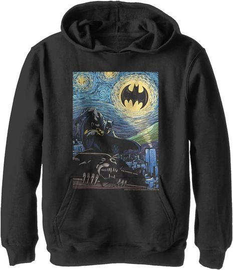 Discover DC Comics Kids Batman Starry Youth Pullover Hoodie