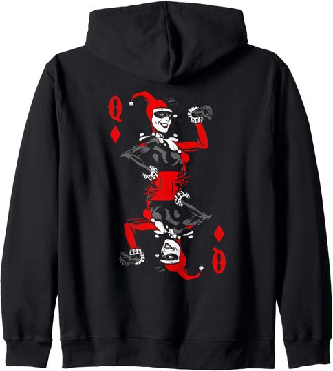 Harley Quinn of Diamonds Hoodie, Gift For Fans