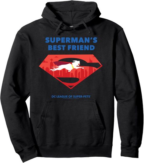 Discover DC League of Super-Pets Krypto is Superman's Best Friend Pullover Hoodie, Gift For Fans