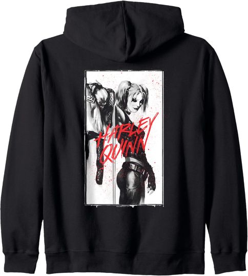 Harley Quinn Inked Quinn Black Hoodie, Gift For Fans