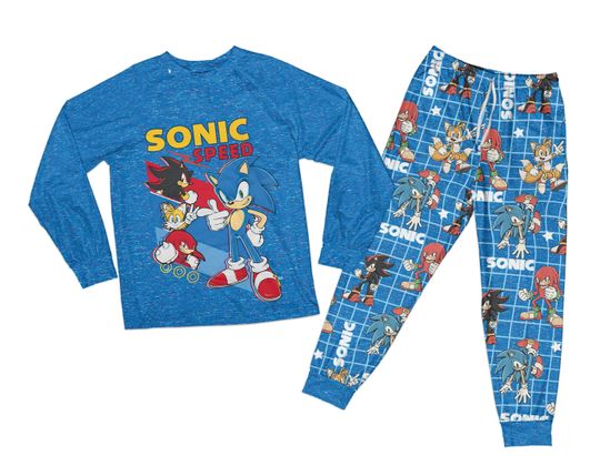 Discover Sonic the Hedgehog Pajama Custom Sonic Pajama Sonic Family Matching Pajama Sonic Birthday Sleepwear Sonic Party Outfit For Kid Sonic Fan