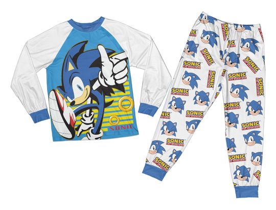 Sonic the Hedgehog Pajama Custom Sonic Pajama Sonic Family Matching Pajama Sonic Birthday Sleepwear Sonic Party Outfit For Kid Sonic Fan