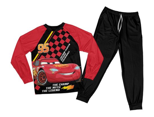 Discover Piston Cup Ddisney Car Pajama Llightning McQueen Pajama Family Matching Pajama McQueen Sleepwear Llightning McQueen Party Outfit For Kids