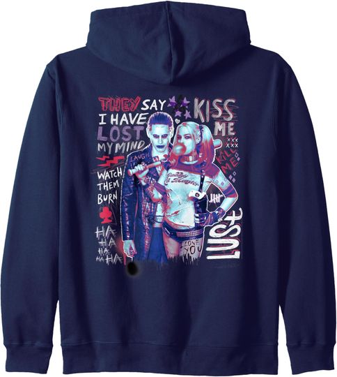 Discover Suicide Squad Harley and Joker Hoodie, Gift For Fans