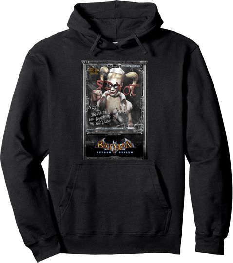 Batman: Arkham Asylum Harley Quinn Pullover Hoodie, Gift For Fans