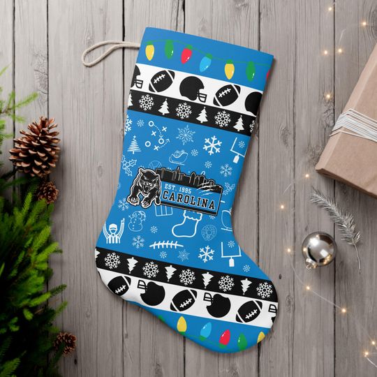 Discover Carolina Football Christmas Santa Stocking, Holiday Gifts for Sports Fans, Gifts for Him, Gifts for Her