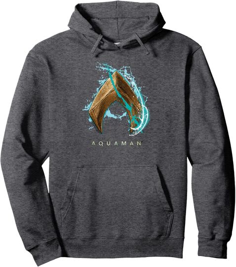 Aquaman Movie Water Shield Pullover Hoodie, Gift For Fans