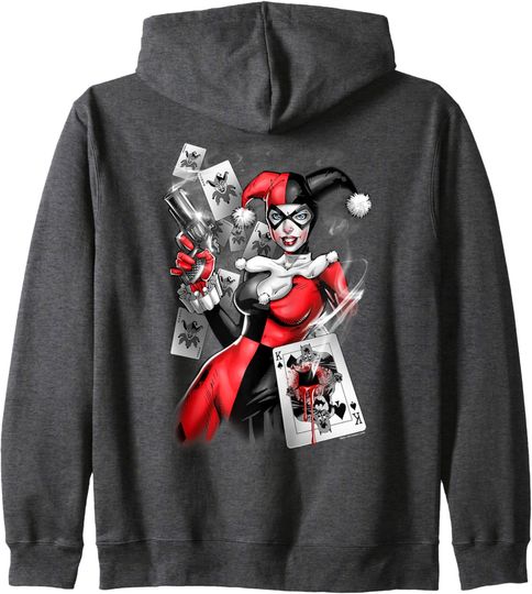 Harley Quinn Smoking Gun Hoodie, Gift For Fans