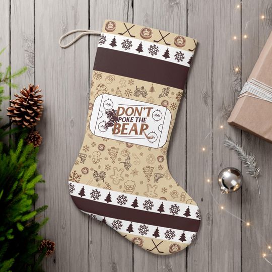 Discover Hershey Hockey Christmas Santa Stocking, Festive Ugly Sweater, Gifts for Him, Gifts for Her, Holiday, Sports Fan, Hockey
