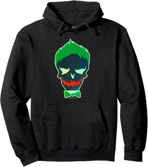 Suicide Squad Joker Skull Pullover Hoodie Pullover Hoodie, Gift For Fans