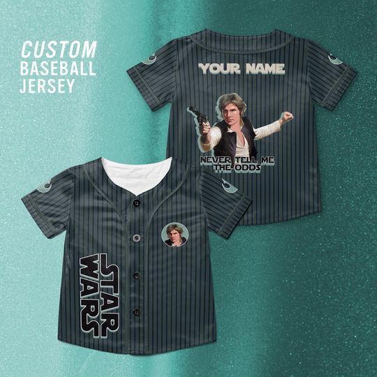 Discover Star Wars Han Solo Customized Baseball Jersey, Disney Star Wars shirt, Han Solo Jersey, Smuggler Han Solo Star Wars Disney Trip Shirt