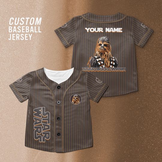 Discover Star Wars Chewbacca Customized Baseball Jersey, Disney Star Wars shirt, Chewbacca Jersey, AARARRRGWWW Star Wars Disney Trip Shirt
