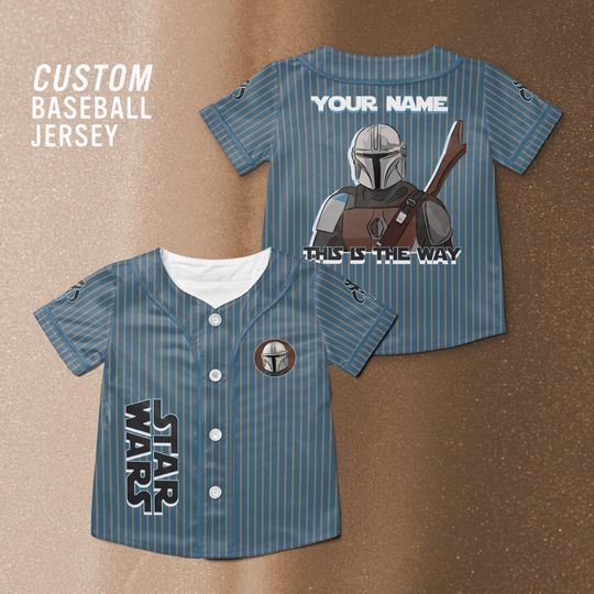 Discover Star Wars Mandalorian Customized Baseball Jersey, Disney Star Wars shirt, Baby Yodaa Grogu Jersey, Grogu Patu Star Wars Disney Trip Shirt